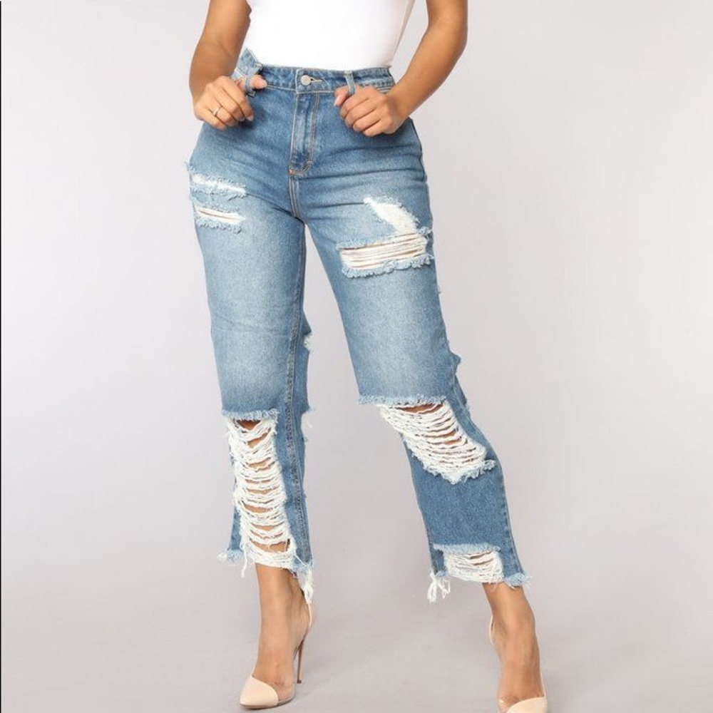 Fashion nova Bennie boyfriend jeans
